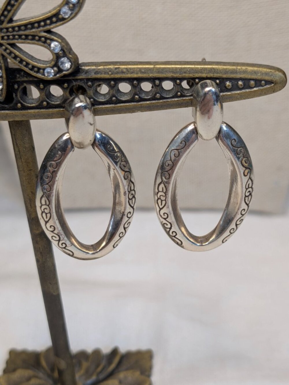 Brighton Contempo Oval Drop Earrings